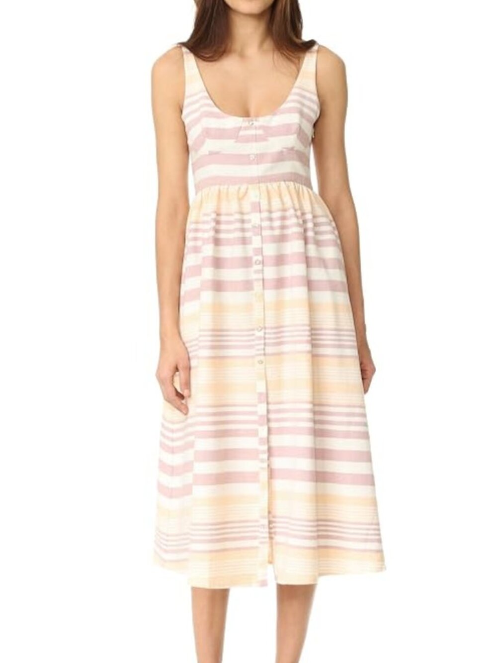 Mara Hoffman Midi Bustier Dress